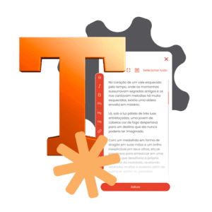 EDITOR DE TEXTOS COM PERSONALIZAÇÕES